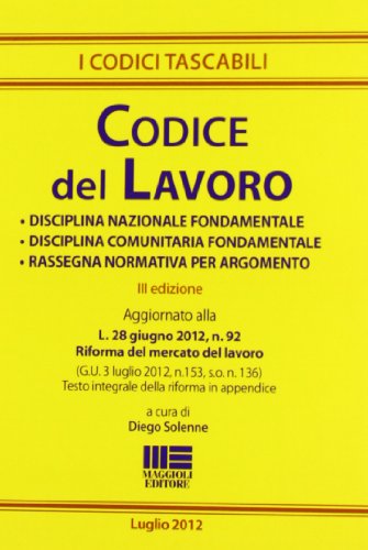 Stock image for Codice del lavoro for sale by medimops