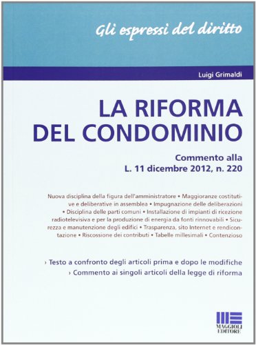 Stock image for La riforma del condominio for sale by medimops