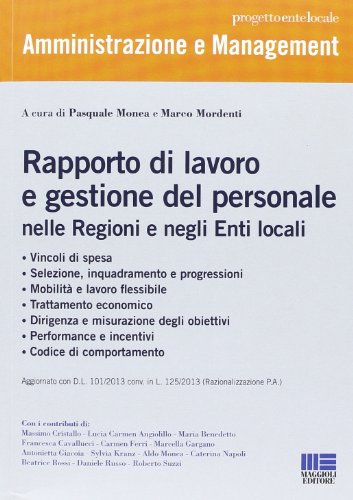 Stock image for Il rapporto di lavoro nelle Regioni e negli enti locali for sale by medimops