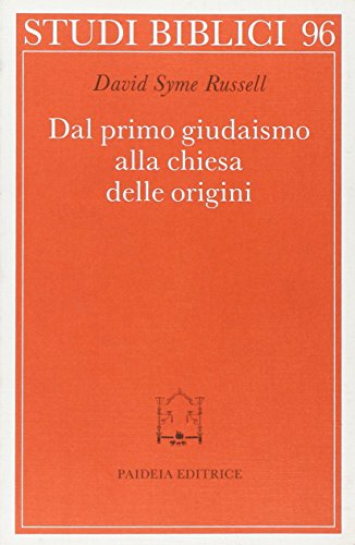Beispielbild fr Dal primo giudaismo alla Chiesa delle origini zum Verkauf von medimops