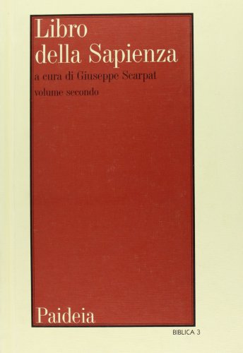 Beispielbild fr Libro Della Sapienza (Volume 2) zum Verkauf von Anybook.com