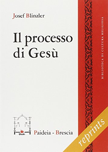 Stock image for Il processo di Ges for sale by Brook Bookstore