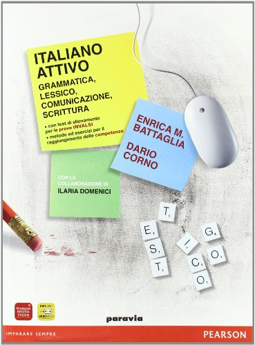 9788839515087: Italiano attivo. Grammatica, lessico, comunicazione, scrittura. Volume unico. Quaderno. Per le Scuole superiori
