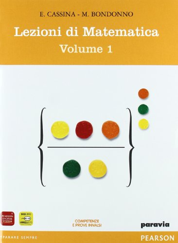 9788839540454: Lezioni di matematica. Con mymathlab-Prove INVALSI. Per il biennio degli Ist. tecnici. Con espansione online (Vol. 1)