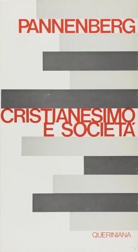 Cristianesimo E SocietÃ  (9788839914187) by Pannenberg, Wolfhart