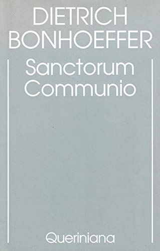 9788839919618: Edizione critica delle opere di D. Bonhoeffer vol. 1 - Sanctorum communio. Una ricerca dogmatica sulla sociologia della Chiesa