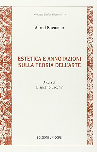 Estetica e annotazioni sulla teoria dell'arte (9788840013398) by Unknown Author