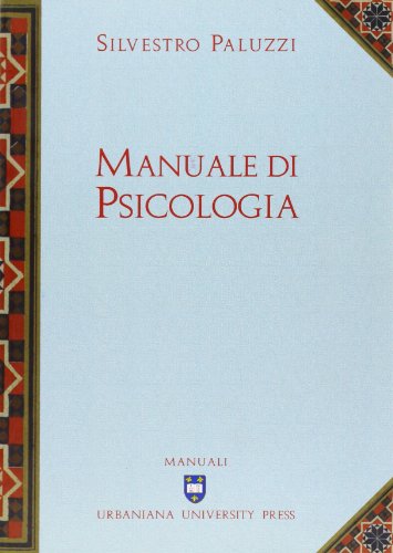 Beispielbild fr Manuale di psicologia zum Verkauf von unlibro