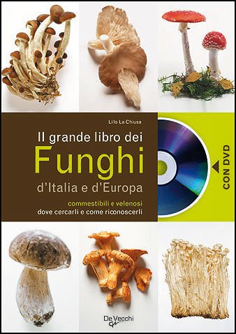 9788841295557: Il grande libro dei funghi d'Italia e d'Europa. Con DVD