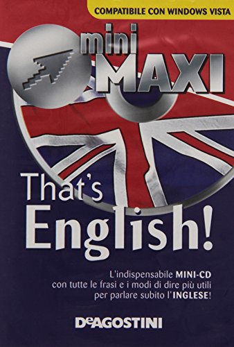 9788841841778: That's English. Con mini CD. Ediz. bilingue (Mini maxi)