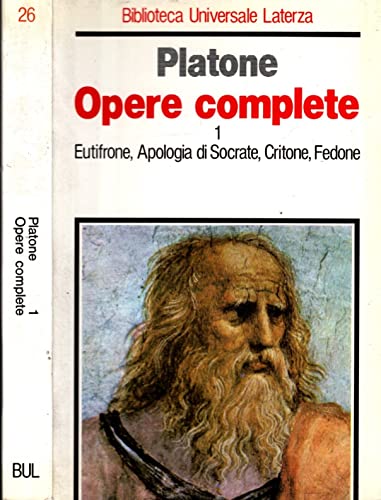 Stock image for Opere complete. Vol 1. Eutifrone-Apologia di Socrate-Critone-Fedone for sale by HPB-Red