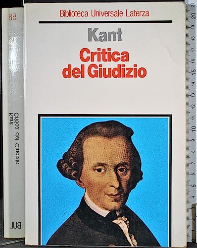 Stock image for Critica del giudizio (Biblioteca universale Laterza) for sale by medimops
