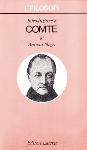 Introduzione A Comte - Antimo Negri