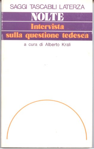 Stock image for Intervista sulla questione tedesca ieri e oggi for sale by Libreria Oltre il Catalogo