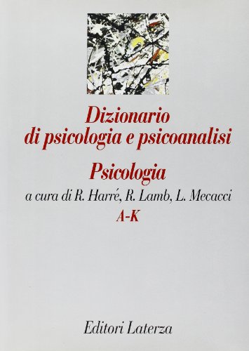 9788842042853: Psicologia. Dizionario enciclopedico