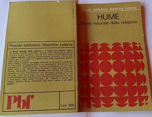 Stock image for Storia naturale della religione for sale by Revaluation Books