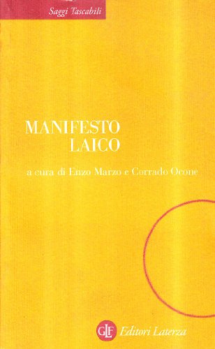 Imagen de archivo de Manifesto laico. a la venta por FIRENZELIBRI SRL