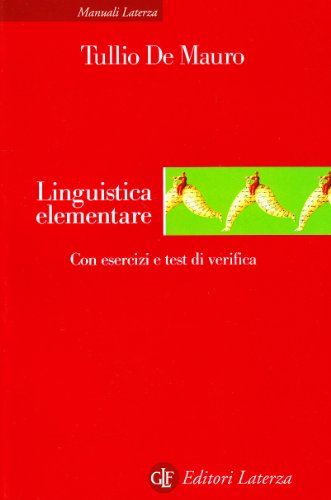 Imagen de archivo de Linguistica elementare. Con esercizi e test di verifica a la venta por medimops