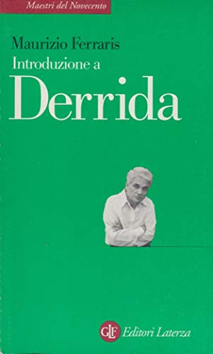 Imagen de archivo de Introduzione a Derrida a la venta por medimops