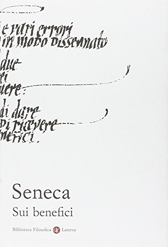 Sui Benefici - Seneca Lucio Anneo