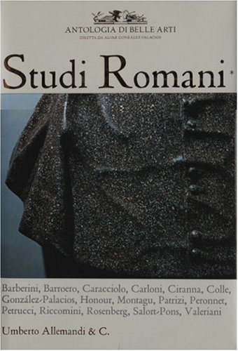 Beispielbild fr Studi Romani I: Antologia di Belli Arti zum Verkauf von Magers and Quinn Booksellers