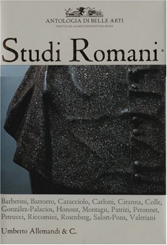 Stock image for Studi Romani I: Antologia di Belli Arti for sale by Magers and Quinn Booksellers