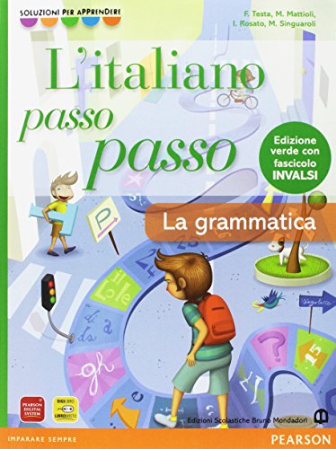 Stock image for Italiano passo passo con INVALSI. Ediz. verde. Per la Scuola media. Con espansione online for sale by medimops