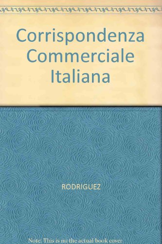 9788842449133: Corrispondenza Commerciale Italiana