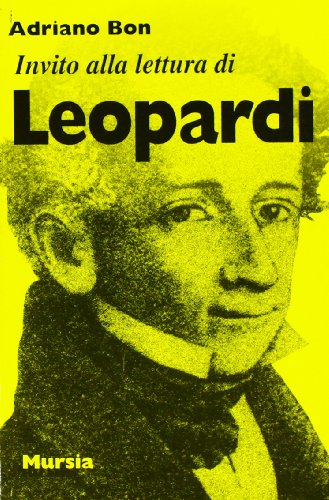 Beispielbild fr Invito alla lettura di Giacomo Leopardi zum Verkauf von medimops