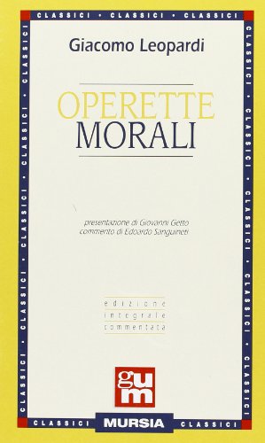 Beispielbild fr Operette morali zum Verkauf von medimops