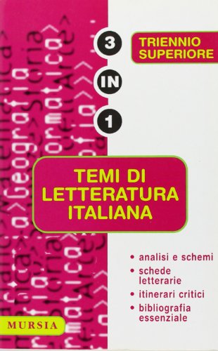 9788842508519: Temi di letteratura italiana.