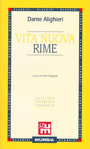 Stock image for Vita nuova-Rime for sale by WorldofBooks