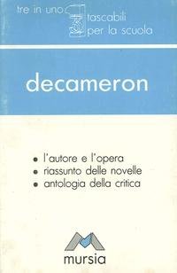 9788842513414: Il Decameron (Tre in uno. Tascabili per la scuola sup.)