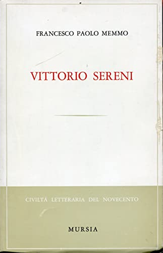 9788842590385: Vittorio Sereni (Profili)