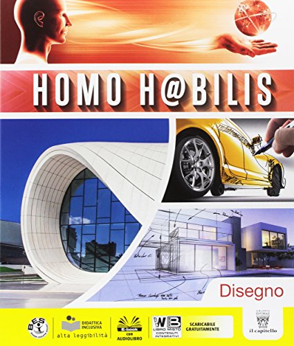 9788842653776: Homo h@bilis. Per la Scuola media. Con e-book. Con espansione online. Con 3 libri: Disegno-Settori-Tutor