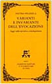 9788842704355: Varianti e invarianti dell'evocazione. Saggi sulla narrativa contemporanea (Biblioteca Rivista di letteratura ital.)