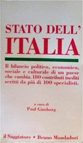 Stock image for Stato Dell'Italia for sale by Better World Books Ltd