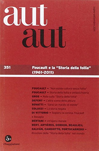 9788842817147: Aut aut. Foucault e la 'sto (Vol. 351)