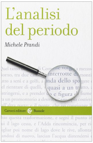 9788843067091: L'analisi del periodo (Le bussole)