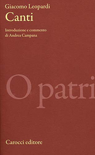 9788843070039: Canti (Italian Edition)