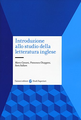 Beispielbild fr Introduzione allo studio della letteratura inglese zum Verkauf von medimops