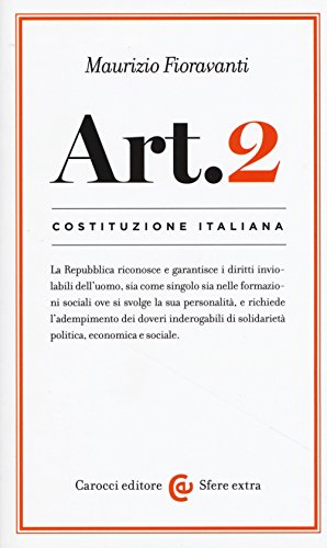 Stock image for Maurizio Fioravanti - Costituzione Italiana: Articolo 2 (1 BOOKS) for sale by medimops