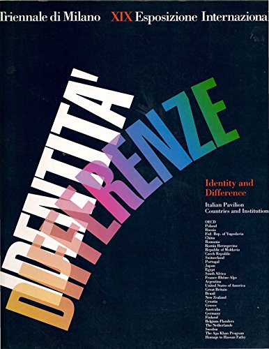 Beispielbild fr XIX Esposizione Internationale - Exhibition Triennale Di Milan (2 Volume Set: Milan, 1996 (Italian Edition) zum Verkauf von Housing Works Online Bookstore