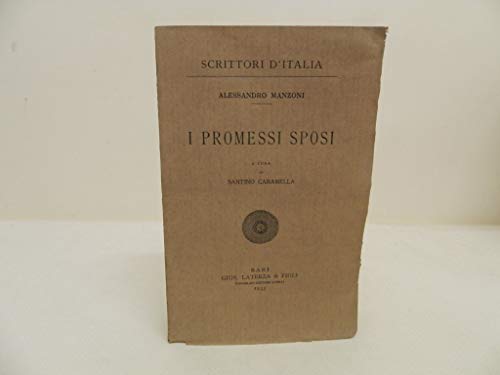 I promessi sposi (Italian Edition) (9788844039011) by Manzoni, Alessandro