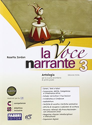 9788845169854: La voce narrante. Con Laboratorio e progetti. 3