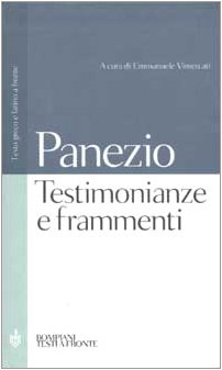 9788845291852: Testimonianze e frammenti. Testo greco e latino a fronte (Testi a fronte)