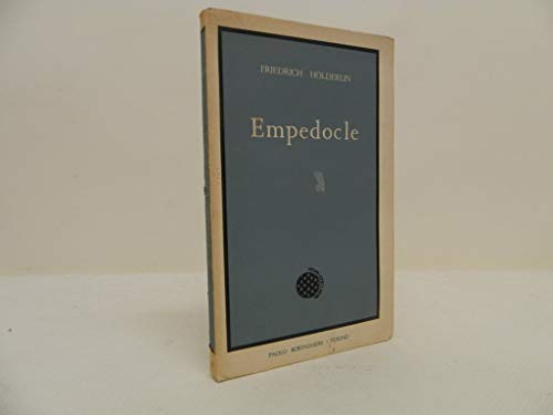 9788845292699: La morte di Empedocle. Testo tedesco a fronte (Il pensiero occidentale)