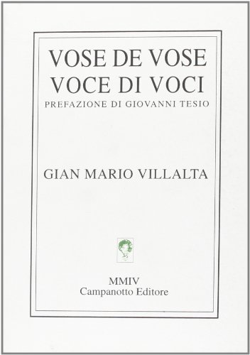 9788845605963: Vose de vose-Voce di voci (Collezione di poeti dialettali)