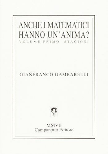 Beispielbild fr Anche i matematici hanno un'anima?: 1 (Zeta line) zum Verkauf von medimops