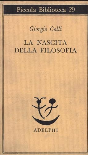 Stock image for La nascita della filosofia for sale by WorldofBooks